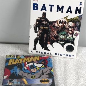 Batman- A Visual History and a Batman scrapbook
